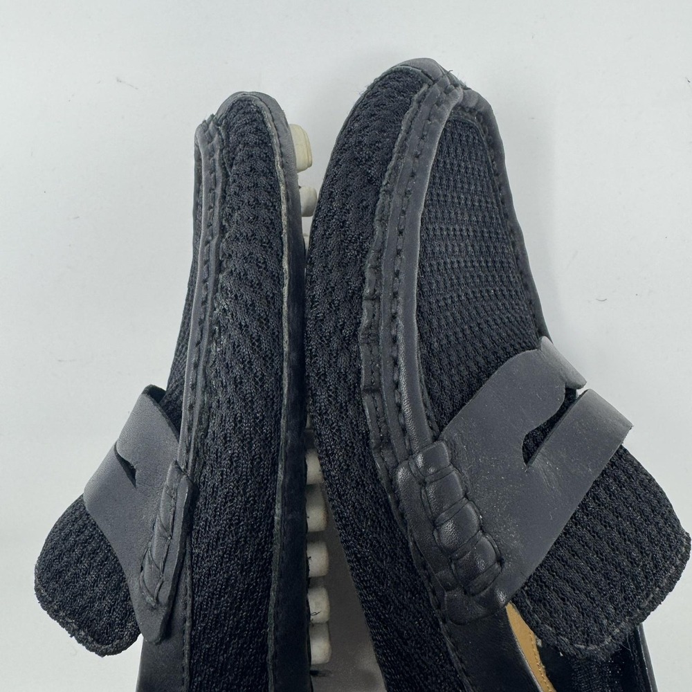 Cole Haan Shoes Mens Size 8M Black Driving Loafers Penny Mesh Leather Comfort - Picture 3 of 9